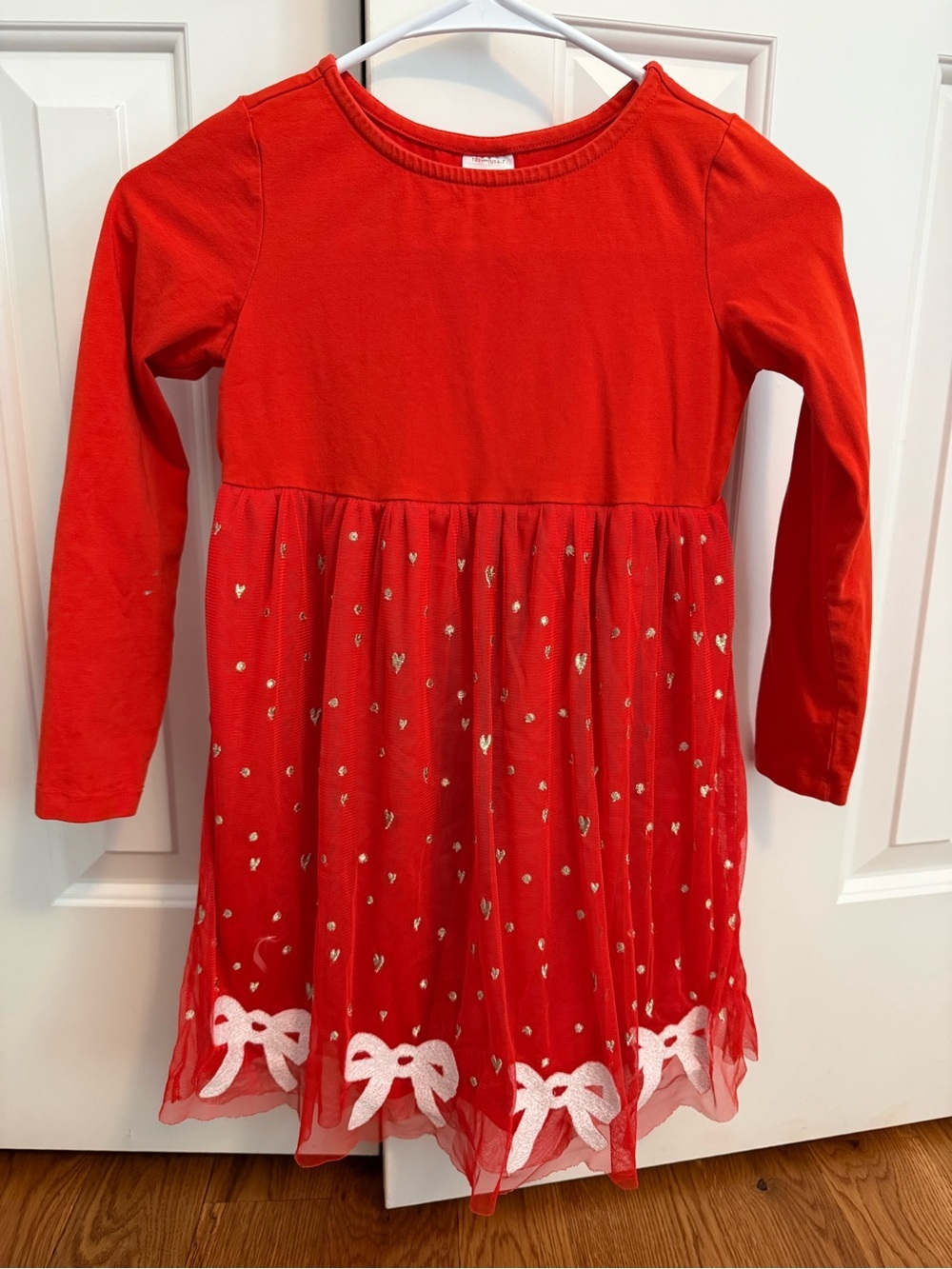 Hanna Andersson Red Tulle Dress Holiday Size 120 cm / 6-7 US - Picture 2 of 10